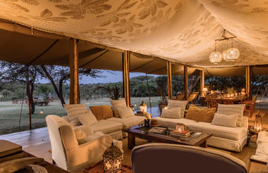 Dining Tent Interior