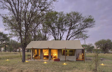 Kimondo Camp - Exterior view of tent