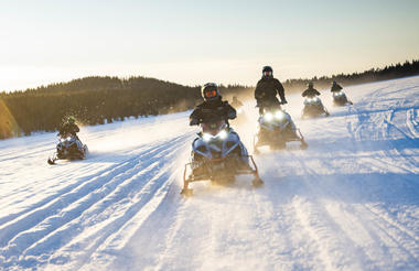Schneemobiltour