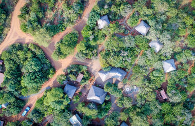 From the air