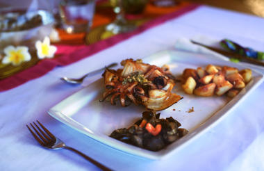 French-mozambican fusion cuisine