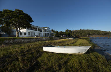 View from water towards the St James