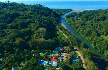 Hotel aerial.
