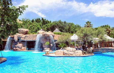 Pool and Bocado restaurant exterior