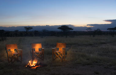 Fireside in the Serengeti