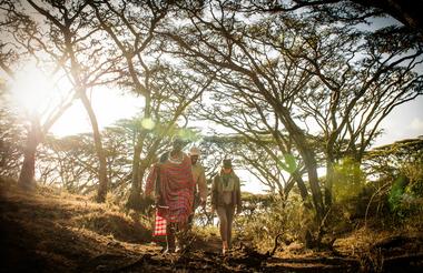 Backed by ancient acacia lahai trees there is a very otherworldly nature about this place.