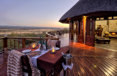 Etosha Mountain Lodge - Main Area & Outdoor Dinner
