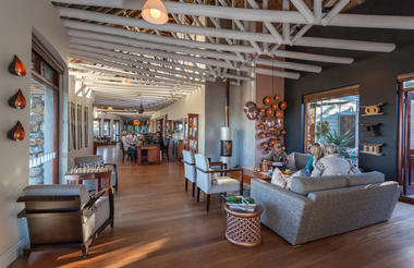 Garden Lodge lounge area