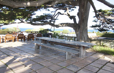 A relaxing quiet space to have a meal