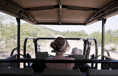 Ongava Game Reserve game drive.
