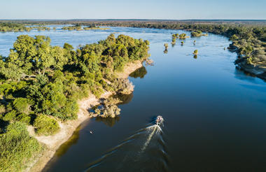 Cruising the Zambezi River