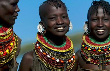 Turkana meisjes Kenia