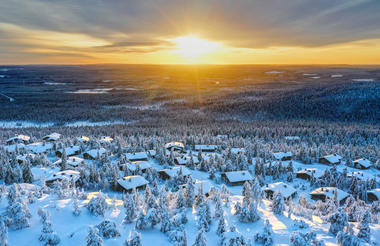 Views from the Arctic Hilltop Boutique Hotel Iso-Syöte