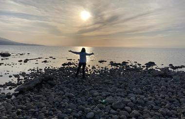 Issyk-Kul shore