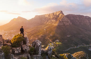 View from Lion's Head in Cape Town