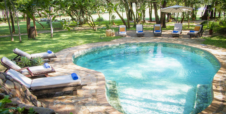 Swimming pool at Ivory Safari Lodge