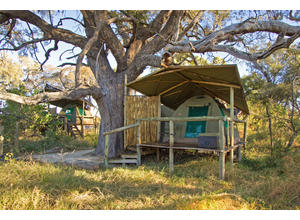 Exterior view of tent
