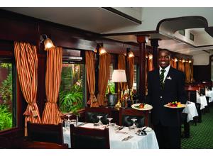 The Events Train dining car