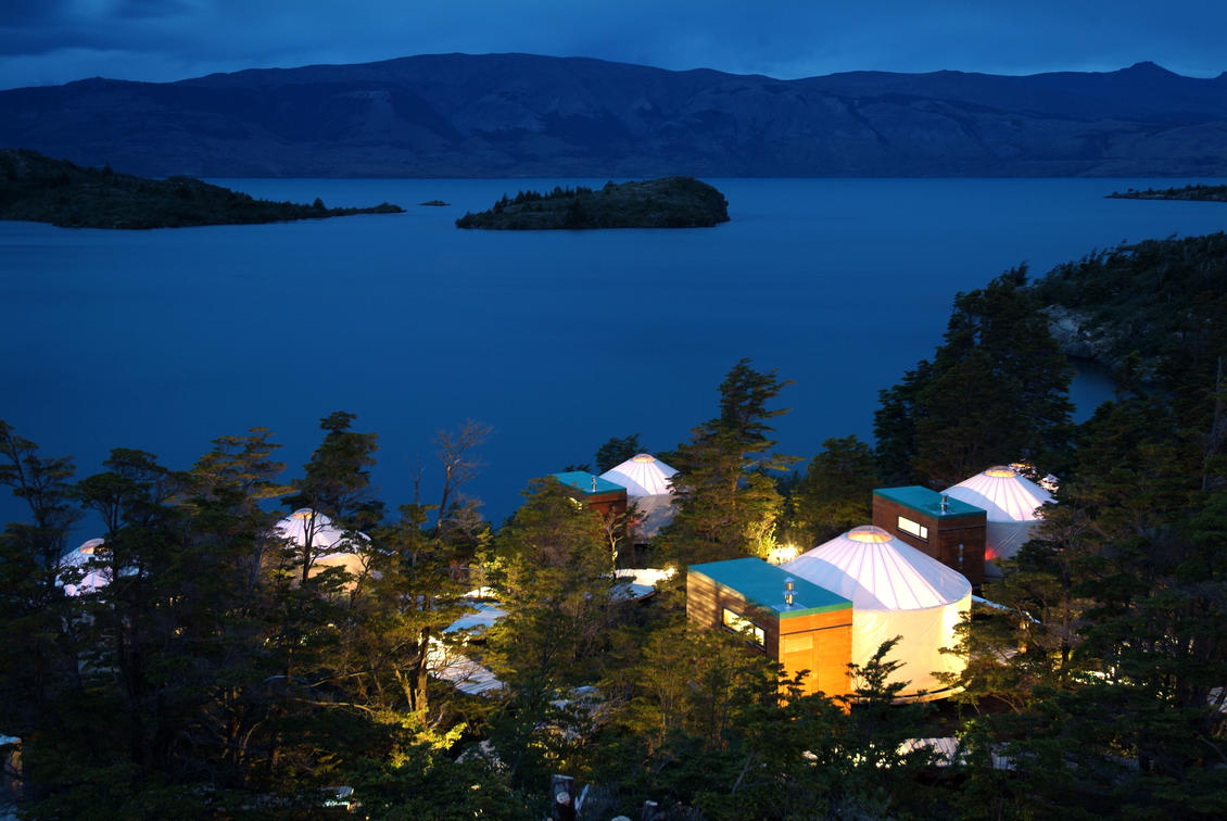 Patagonia Camp yurts