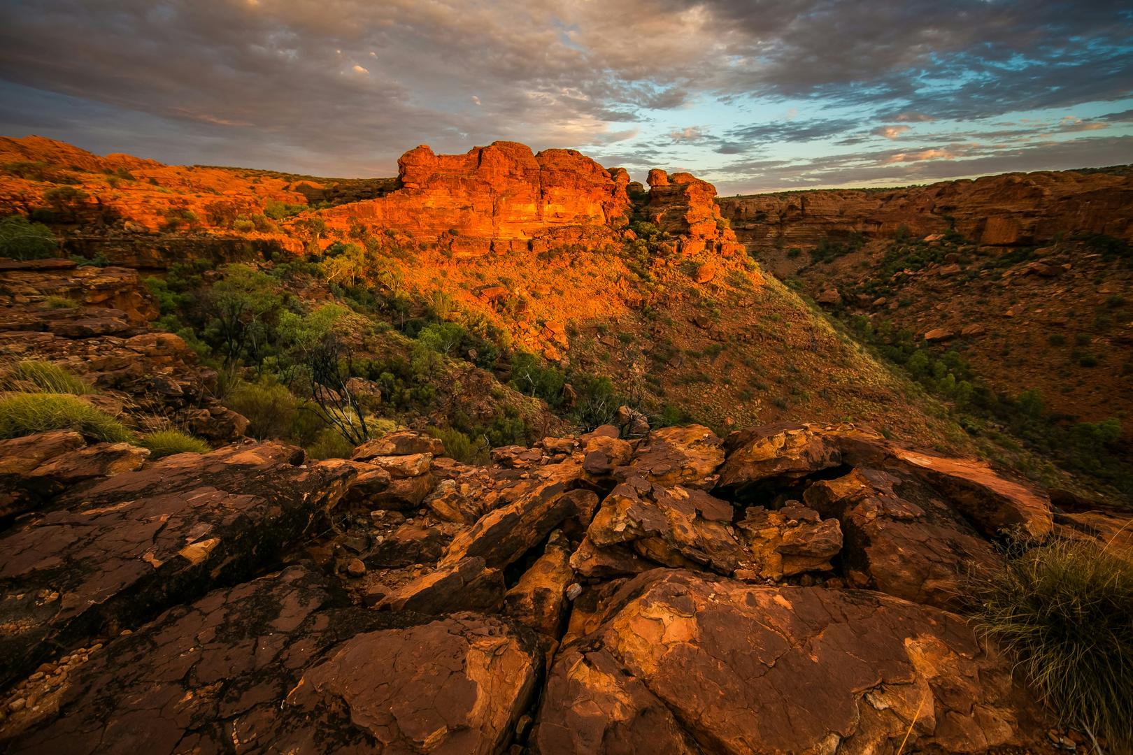 Soluppgång vid Ayers Rock