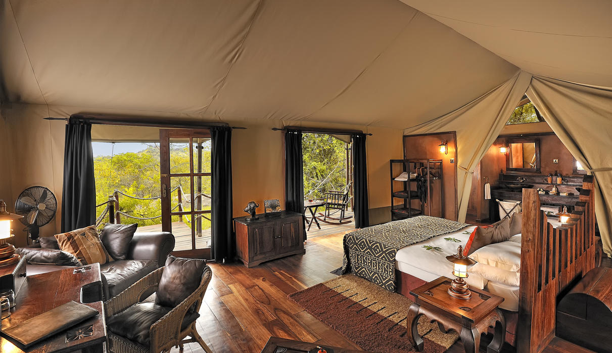 Luxury Safari Tent interior