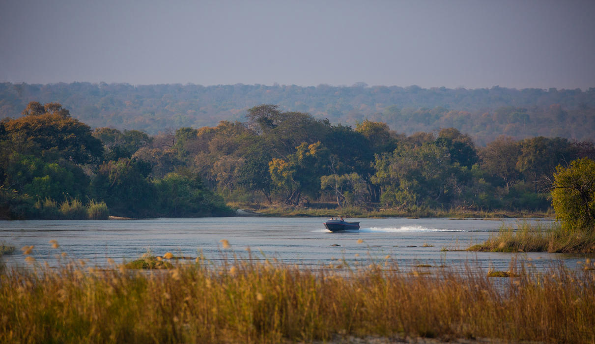Boating on the Zambezi