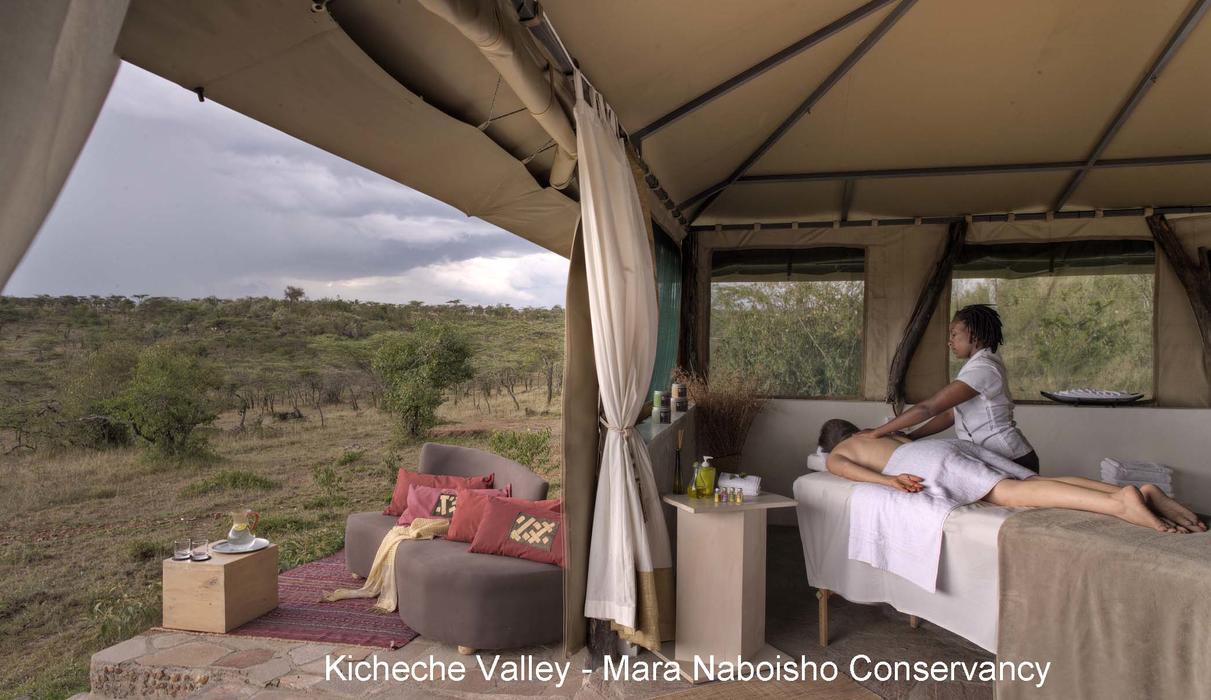 Massages with view over the valley