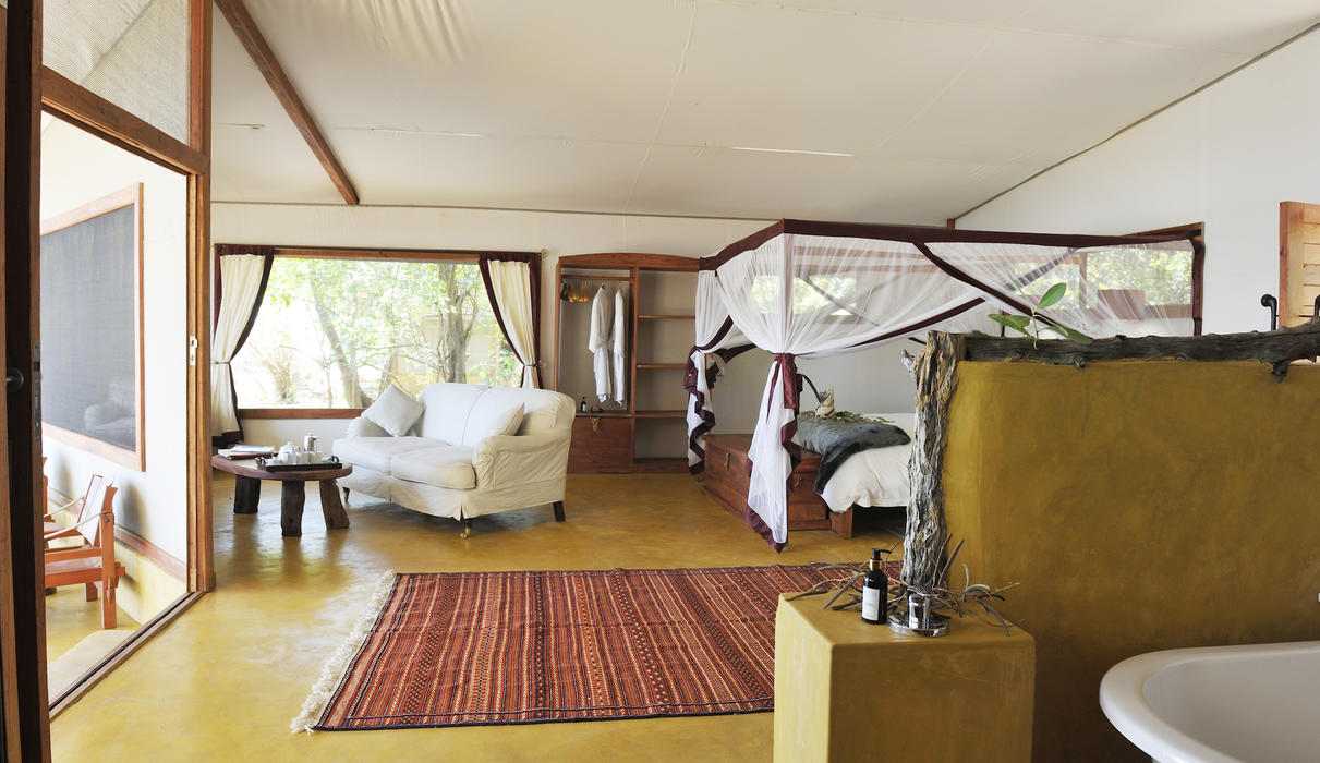 Inside a Safari Tent 