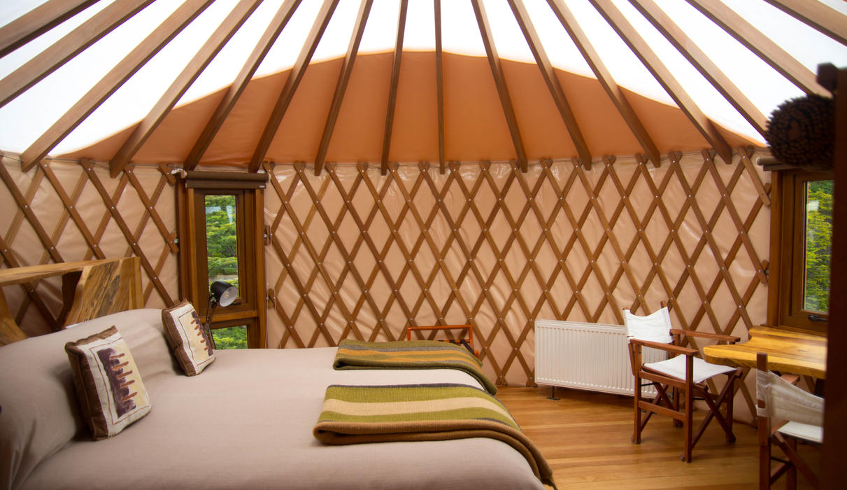 Patagonia Camp bedroom Suite Yurt