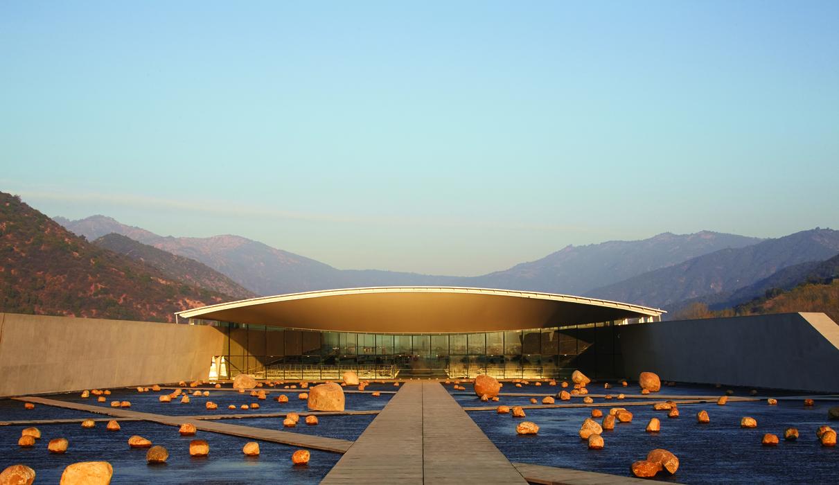 Designed by celebrated Pritzker Prize candidate Chilean architect Smiljan Radic in collaboration with Alex and Carrie Vik and the team at VIK, the winery was thoughtfully designed to have minimal impact on the surrounding landscape.