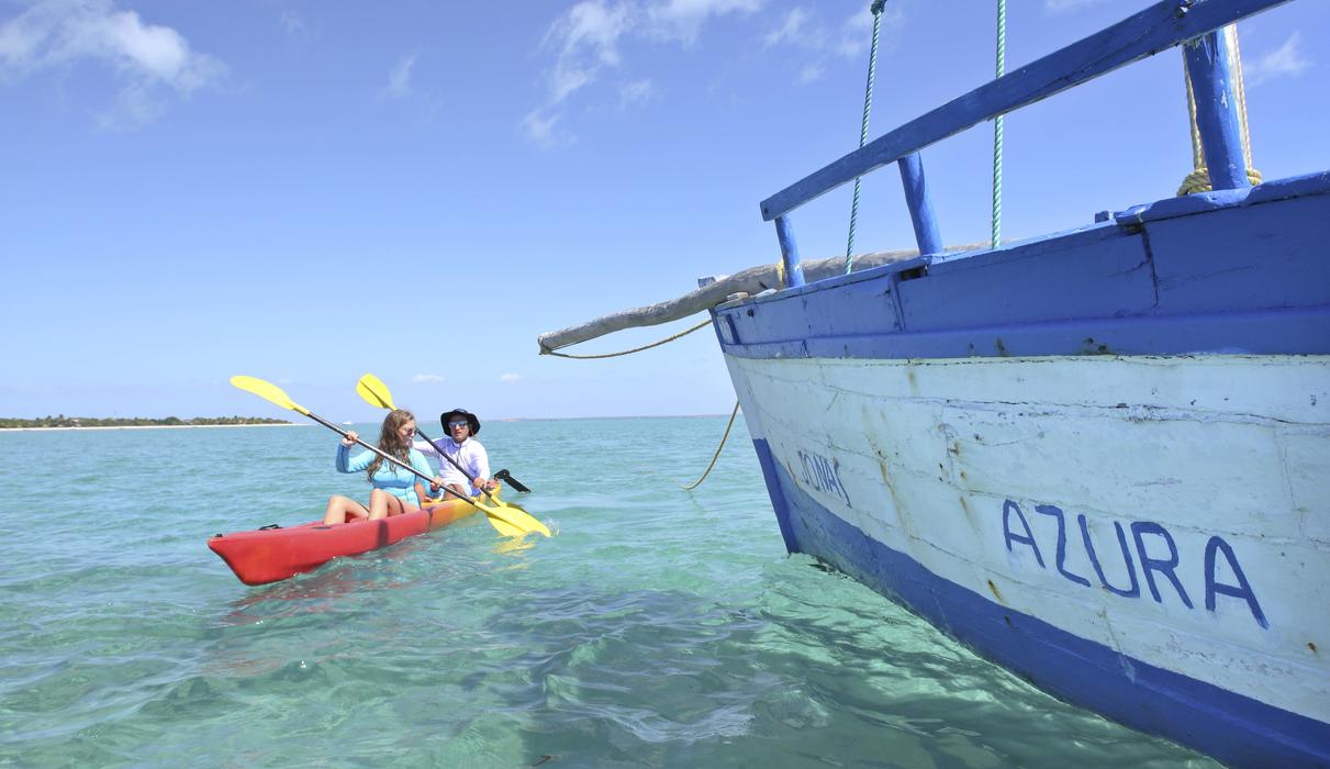 Explore the waters sorrounding the island by kayaks