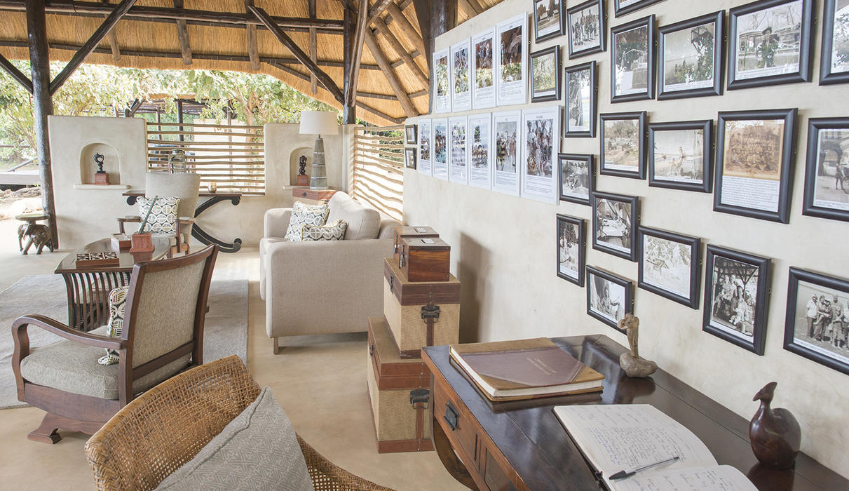 Chiawa Camp - enticing and educational decor