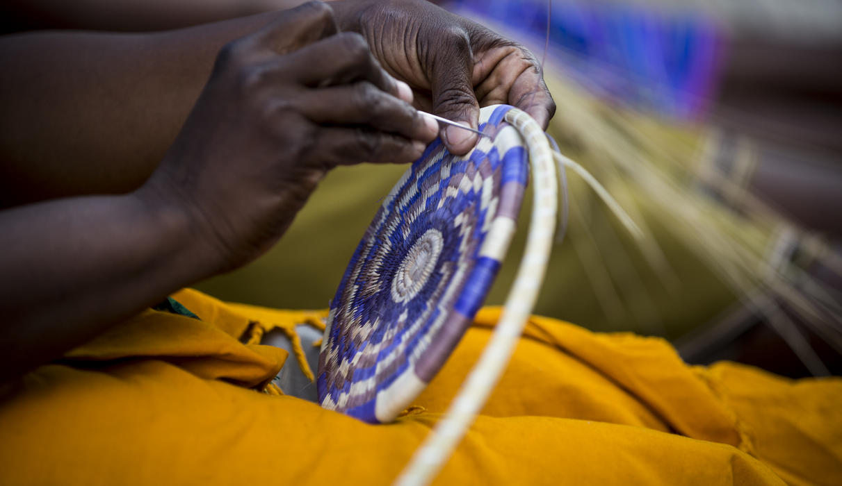 Basket-weaving is an ancient local skill