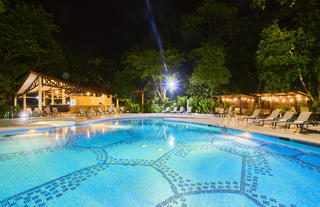 Nighttime Pool: A Getaway Under the Stars