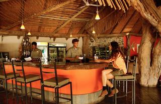 Thamalakane river lodge bar area