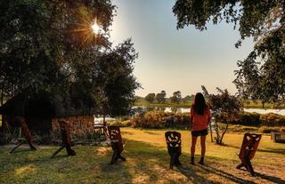 Thamalakane River lodge view