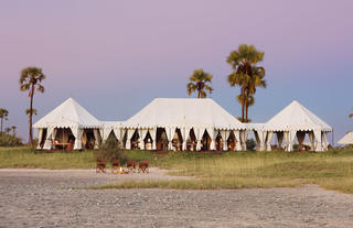 San Camp - View over the pan