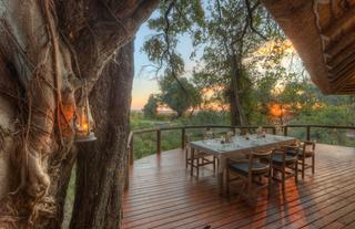 Camp Moremi Outdoor Dining