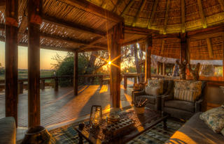 Enjoy sun downers on the deck
