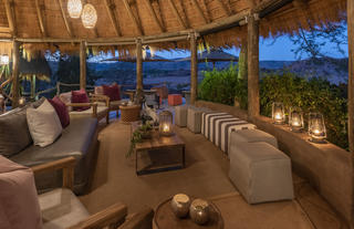 The lounge at Camp Kipwe