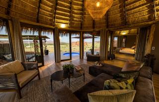 Camp Kipwe's Luxury Suite Lounge and Views