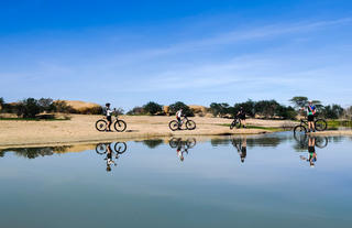 Cycling at Ai Aiba (in rainy season)