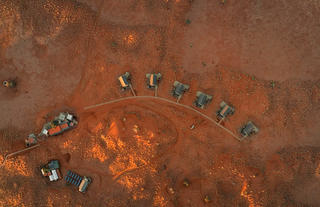 Dune Camp from Above