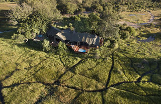 Aerial View of the Duba Plains Suite