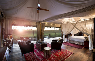 One of Two Duba Plains Suite Bedrooms