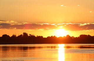 Sunset on the Chobe-Zambezi floodplain