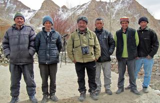 Our team of Naturalists and Spotters - David,  Norbu and Co