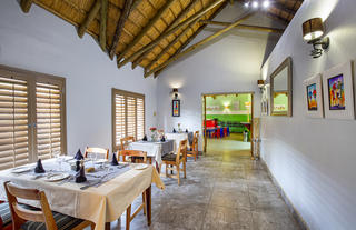 The studio dining space