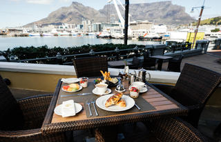 The Atlantic - Breakfast on the balcony with the view of Table Mountain