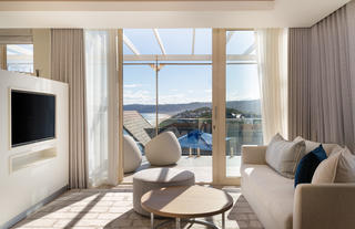 Partial Sea Facing suite living area & view
